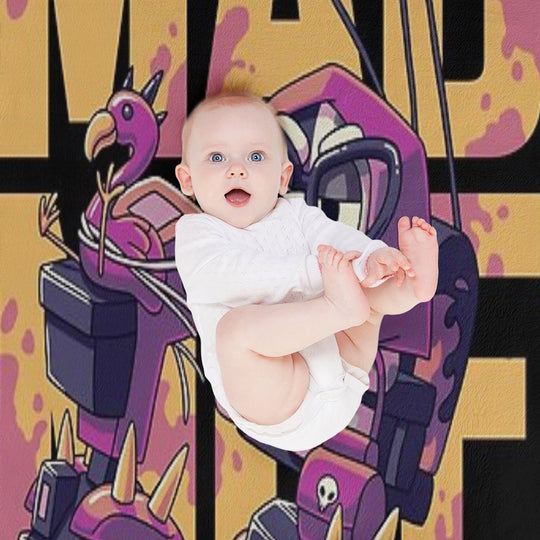 Mad Muf Granny Road  Muffin Heeler, Aussie Dog, Bingo, Bandit, Chilli Premium Throw Blanket