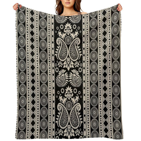 Wallpaper Pattern Eco-conscious Throw Blanket