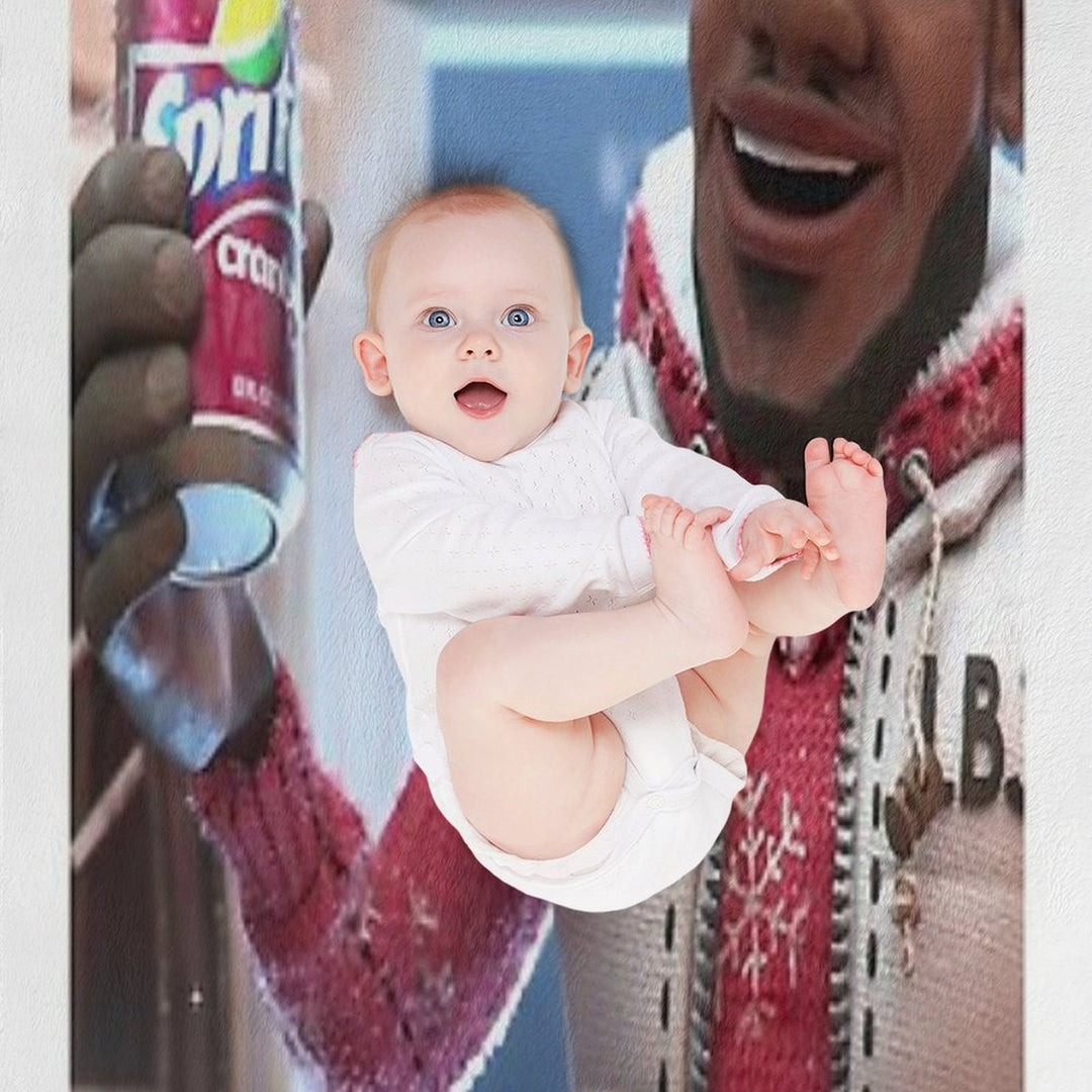 Sprite Cranberry - Wanna Sprite Cranberry Lightweight Throw Blanket