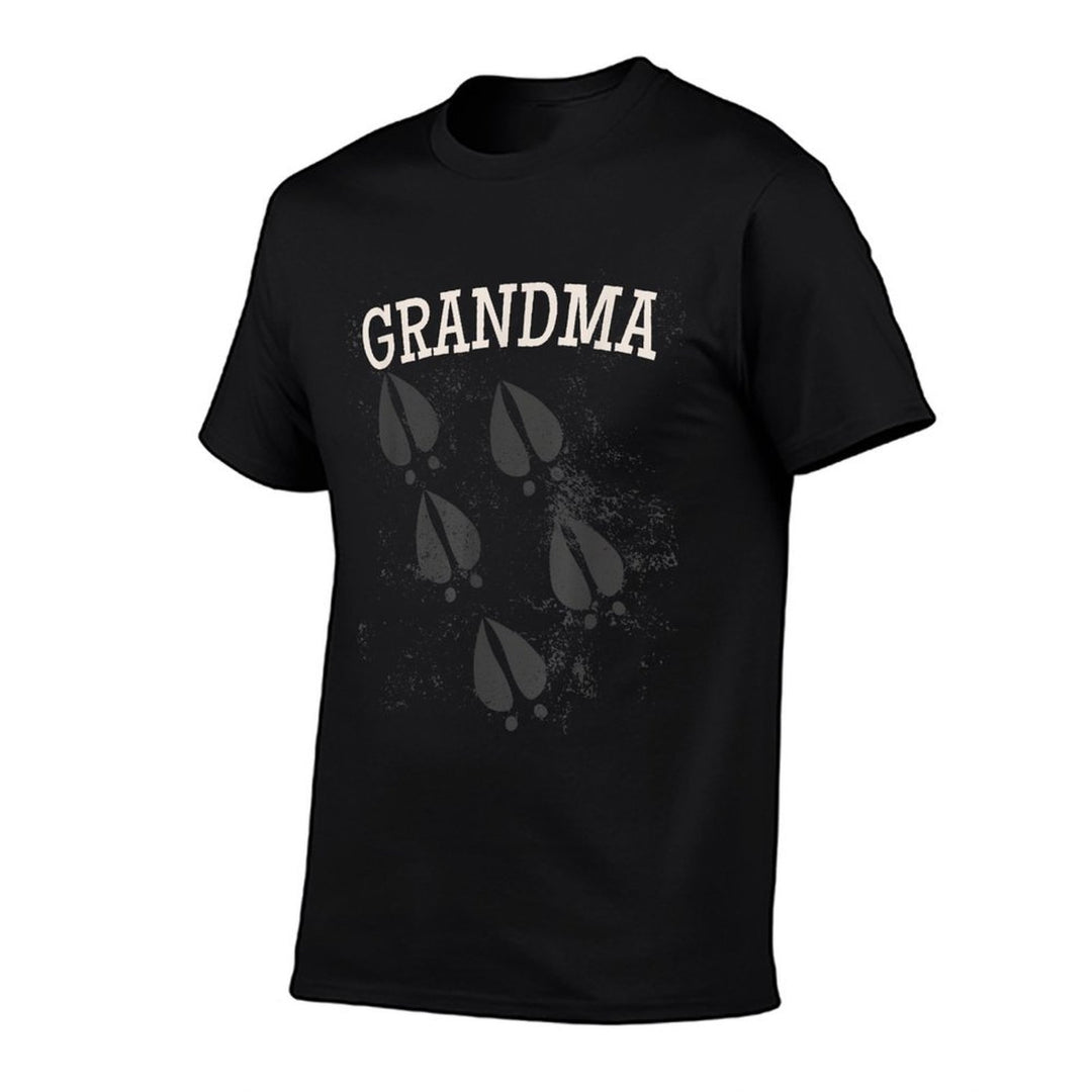 Funny Grandma Christmas Song Reindeer Tracks  Affordable Price T-Shirt