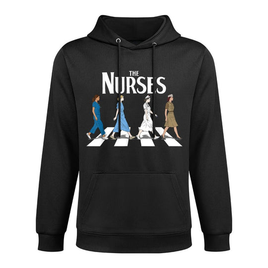 Retro Nurse Gifts Nurse Week Gifts Womens Funny Nurse Layering Staple Hoodie