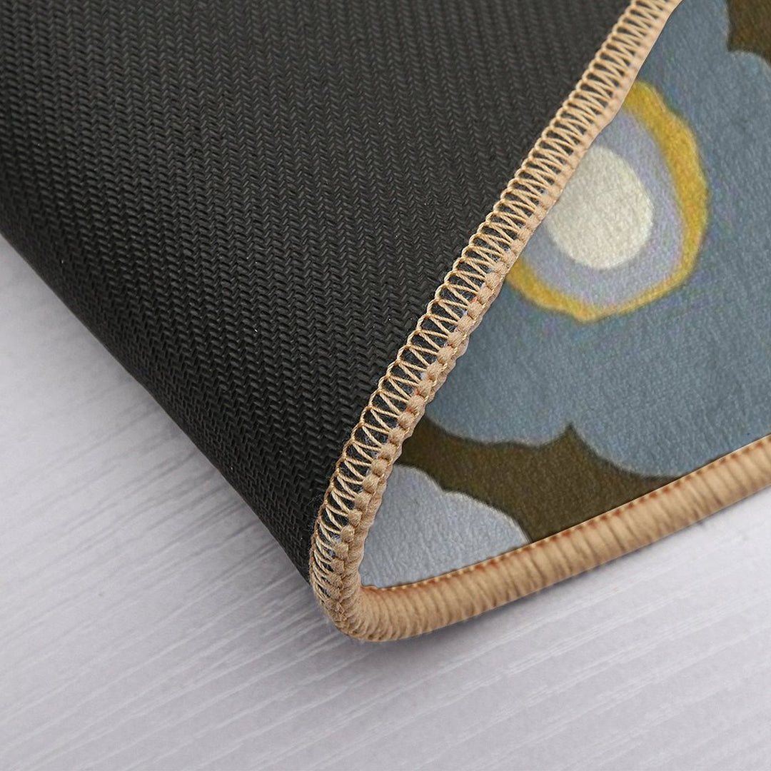 Cozy Scandinavian Flowers  Toxin-Free Bath Mat