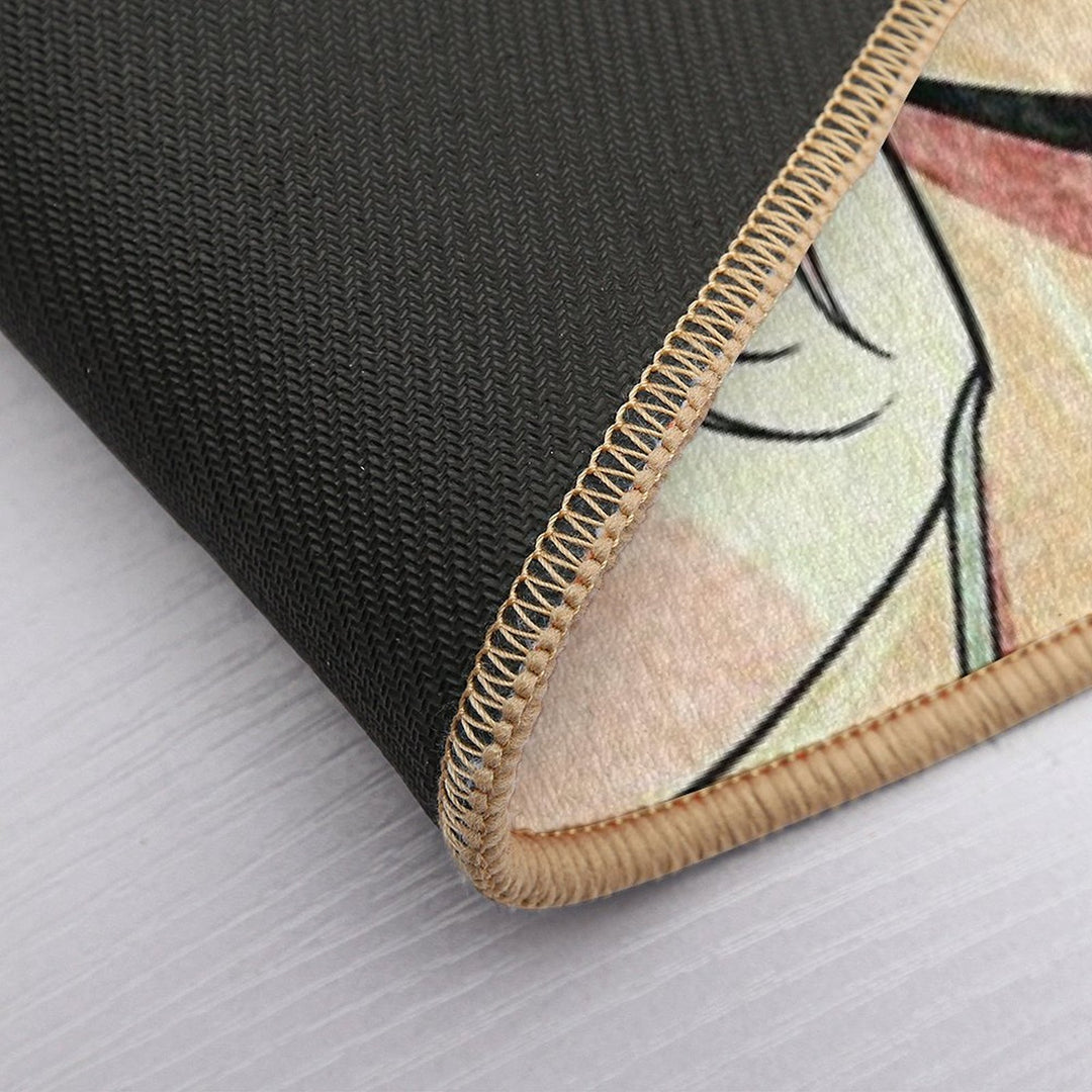 90s Anime Girl Design  Pet-Safe Bath Mat