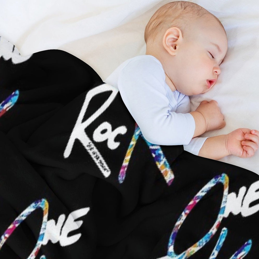 One OK Rock Eye of The Storm White Machine-washable Throw Blanket