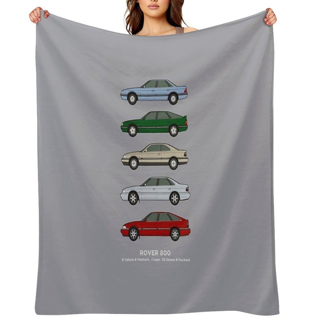 Rover 800 Classic Car Collection Comfort Throw Blanket