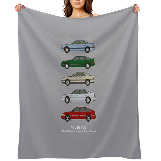 Rover 800 Classic Car Collection Comfort Throw Blanket