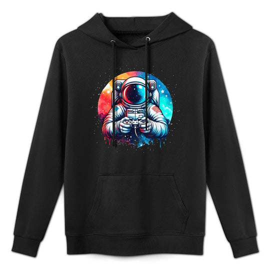 Funny Astronaut Space Gaming Planet Science Solar System Casual Wear Hoodie