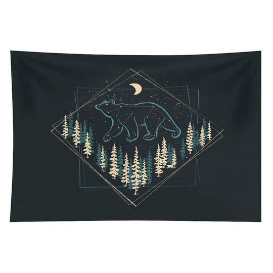 The Heaven's Wild Bear Tapestry