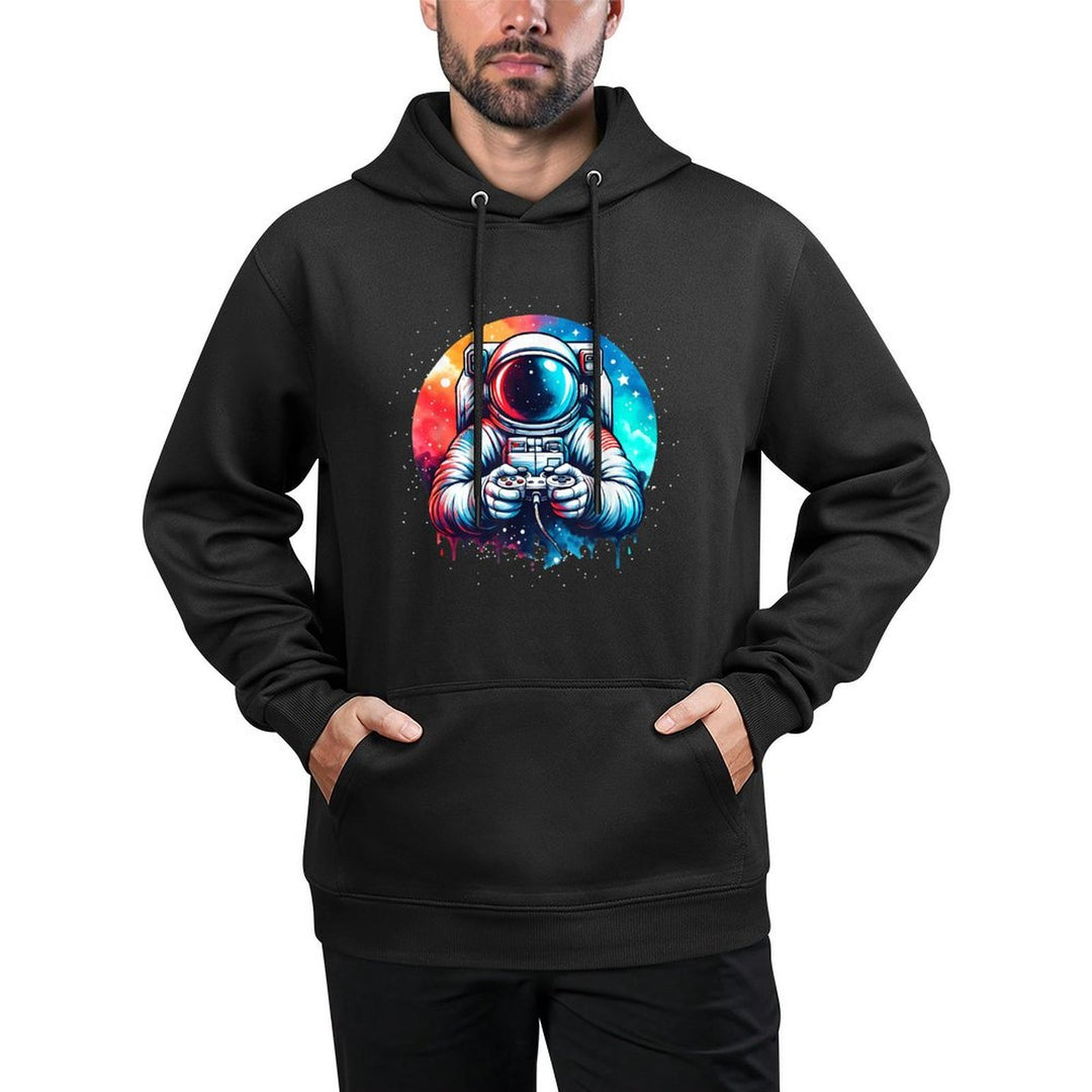 Funny Astronaut Space Gaming Planet Science Solar System Casual Wear Hoodie