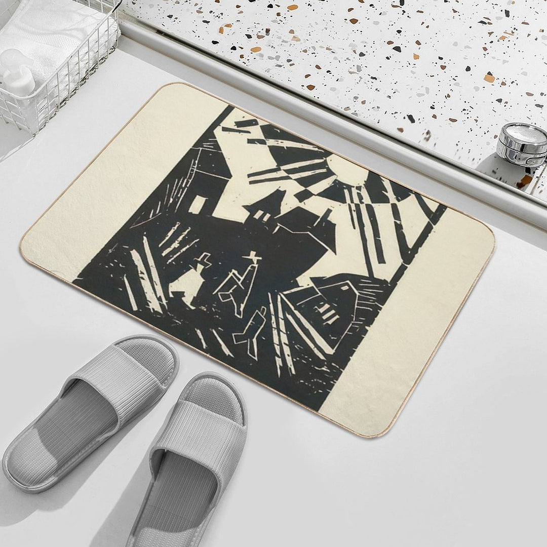 Lyonel Feininger  Anti-Trip Bath Mat