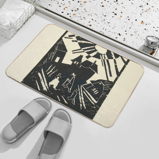 Lyonel Feininger  Anti-Trip Bath Mat