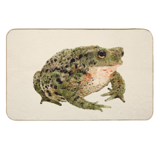 Toad Todd Frog  Rapid-Drying Bath Mat