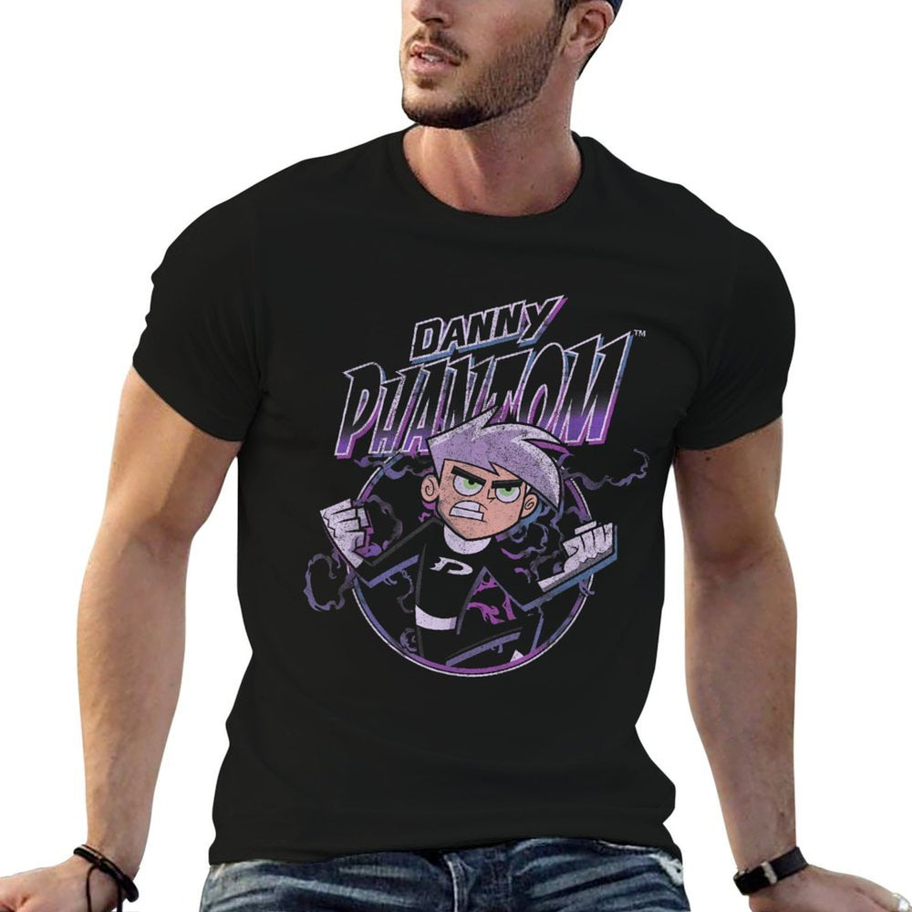 Danny Phantom Dark Super Neon Portrait  Vintage-inspired T-Shirt