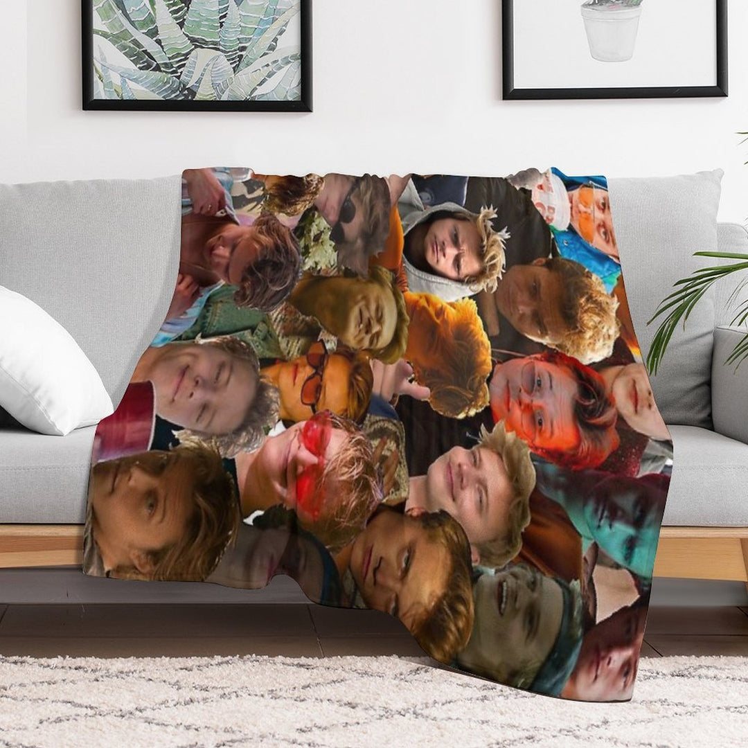 Rudy Pankow Photo Collage Premium Throw Blanket