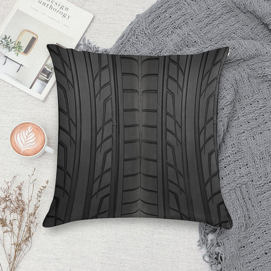 Race Car Tyre Section Soft Shrink-Resistant Throw Pillow