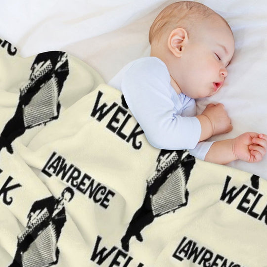 Lawrence Welk - Name - The Black Stencil Comfort Throw Blanket