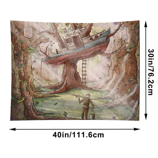 Fisherman of The Forest Tapestry