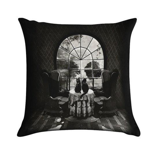 Room Skull Soft Bedroom Essential Throw Pillow