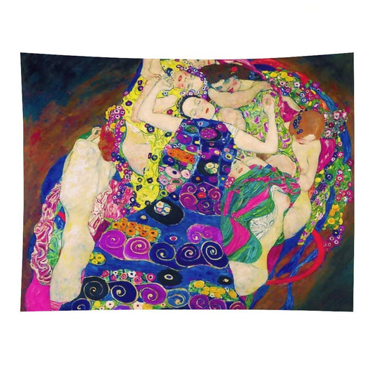 Gustav Klimt Die Jungfrauen (The Virgins) Tapestry