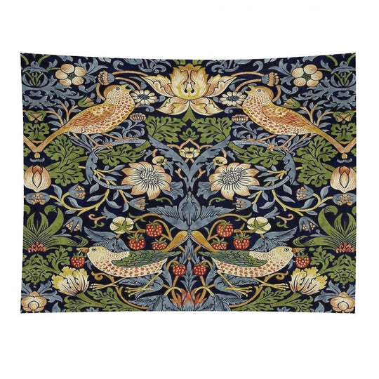 William Morris Strawberry Thief Design Tapestry