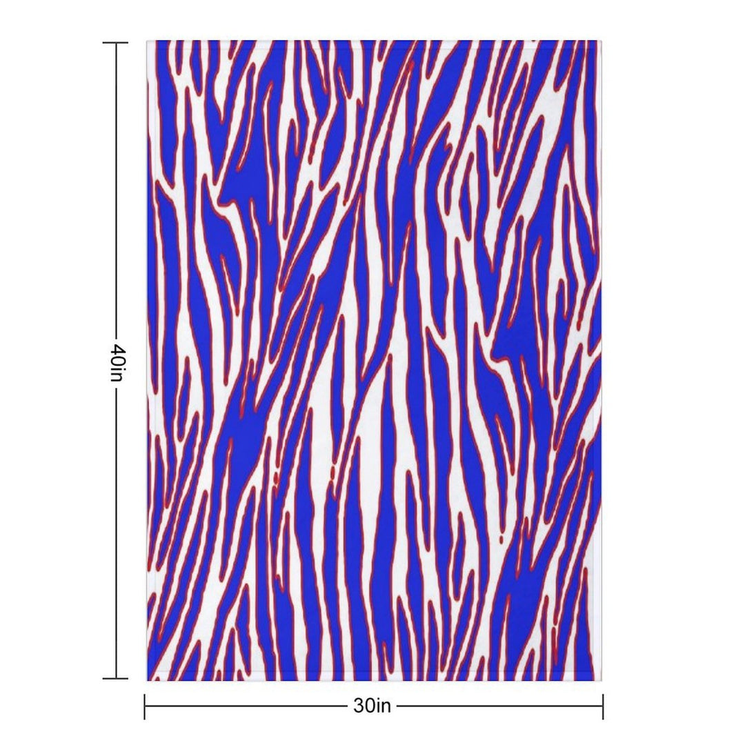 Zuba Print Pattern Eco-conscious Throw Blanket