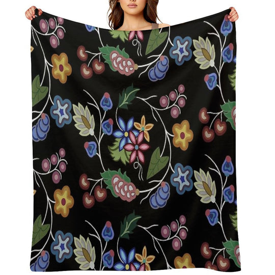 Anishnawbe Machine-washable Throw Blanket