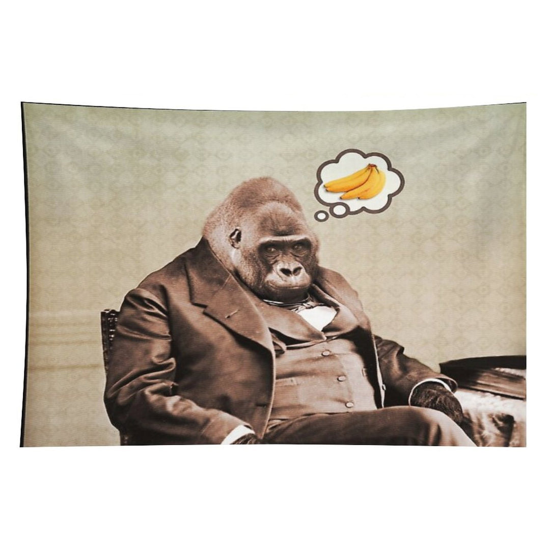 Gorilla My Dreams Tapestry