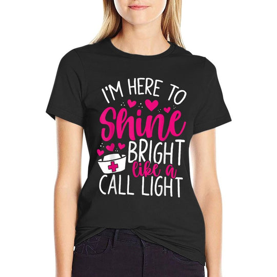 Nurse Appreciation Month Nurse Badge Reel CNA RN Nurse  Moisture-wicking T-Shirt