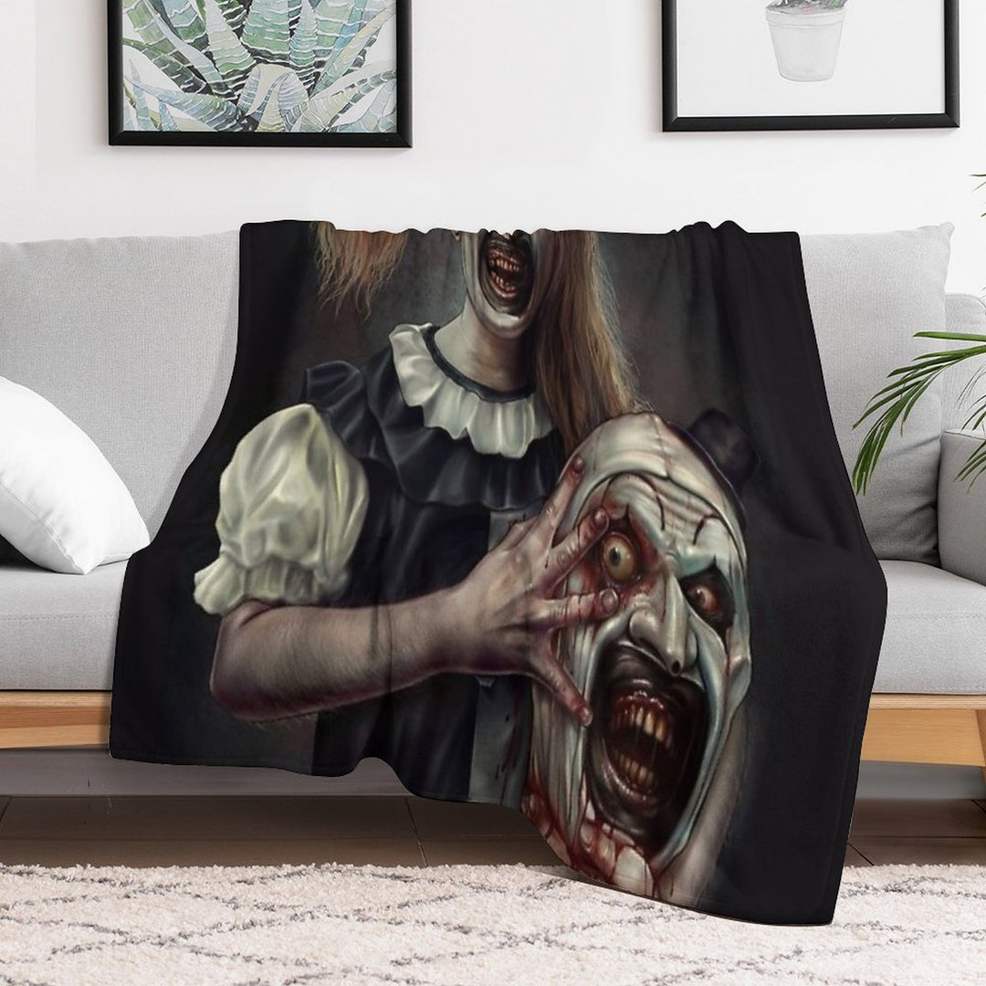 Terrifier 2- The Little Pale Girl Machine-washable Throw Blanket