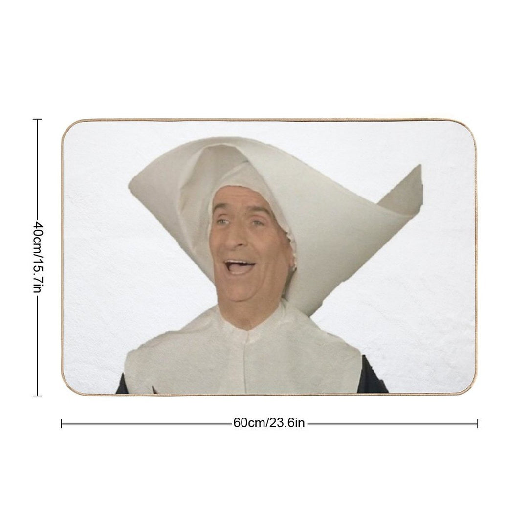 Louis De Funès Good Sister  Pet-Safe Bath Mat