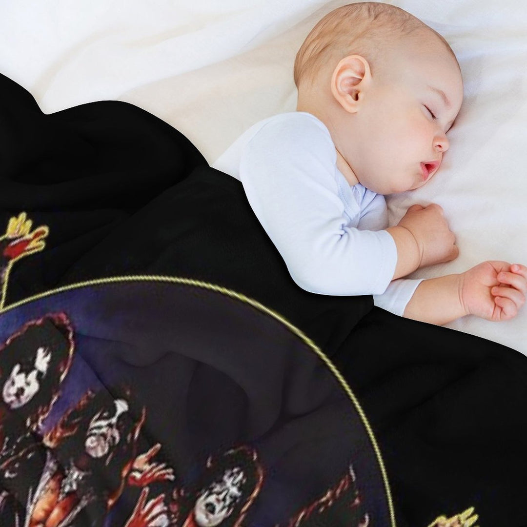 KISS Band Members Comfort Throw Blanket