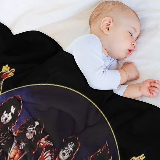 KISS Band Members Comfort Throw Blanket