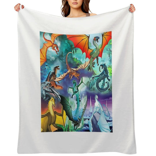 Wings Of Fire T-ShirtWings of Fire All Dragon Series Lightweight Throw Blanket
