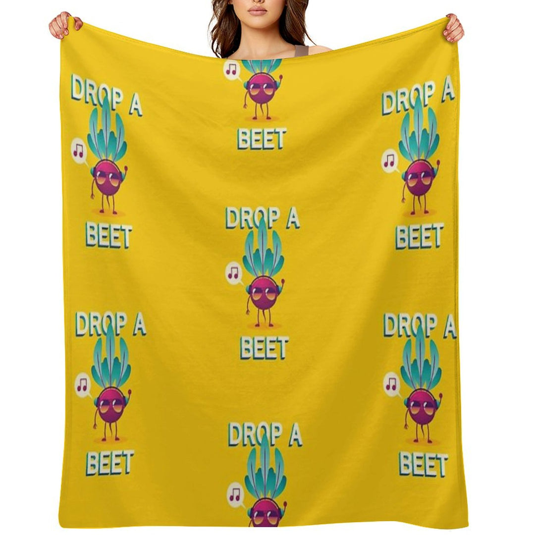 Drop A Beet Easy Care Throw Blanket