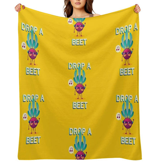 Drop A Beet Easy Care Throw Blanket