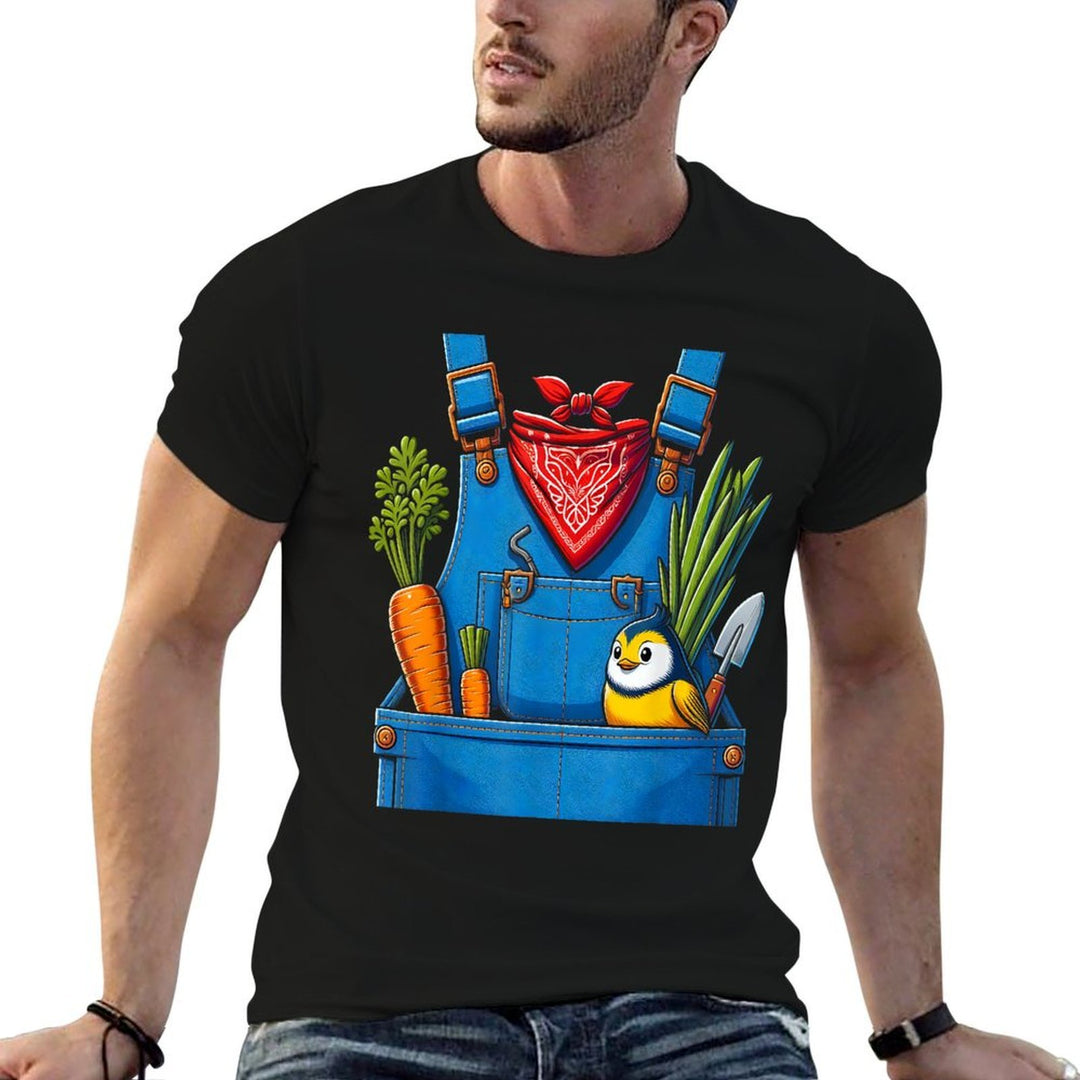 Funny Farmer Costume Halloween Simple Cute Farm Women Men  Classic T-Shirt
