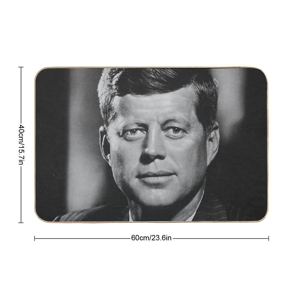 President John F Kennedy  Long-Lasting Bath Mat