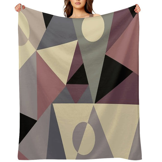 Triangulation I Lightweight Throw Blanket