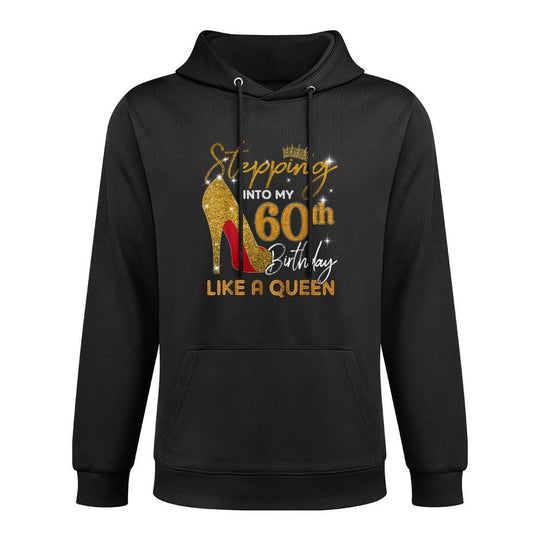 Stepping Into My 60th Birthday High Heels For Womens Colorfast Hoodie