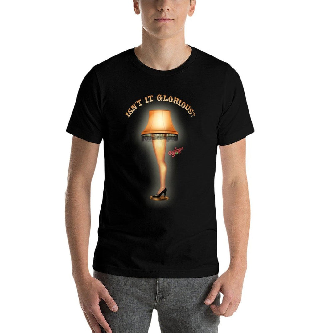 A Christmas Story Glowing Glorious Leg Lamp Funny Holiday Comfortable T-Shirt
