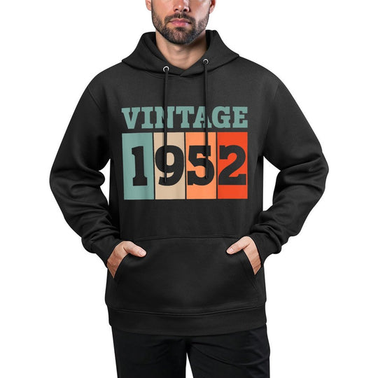 70th Birthday T Shirt Vintage Classic 70 Years Old Design Versatile Streetwear Hoodie