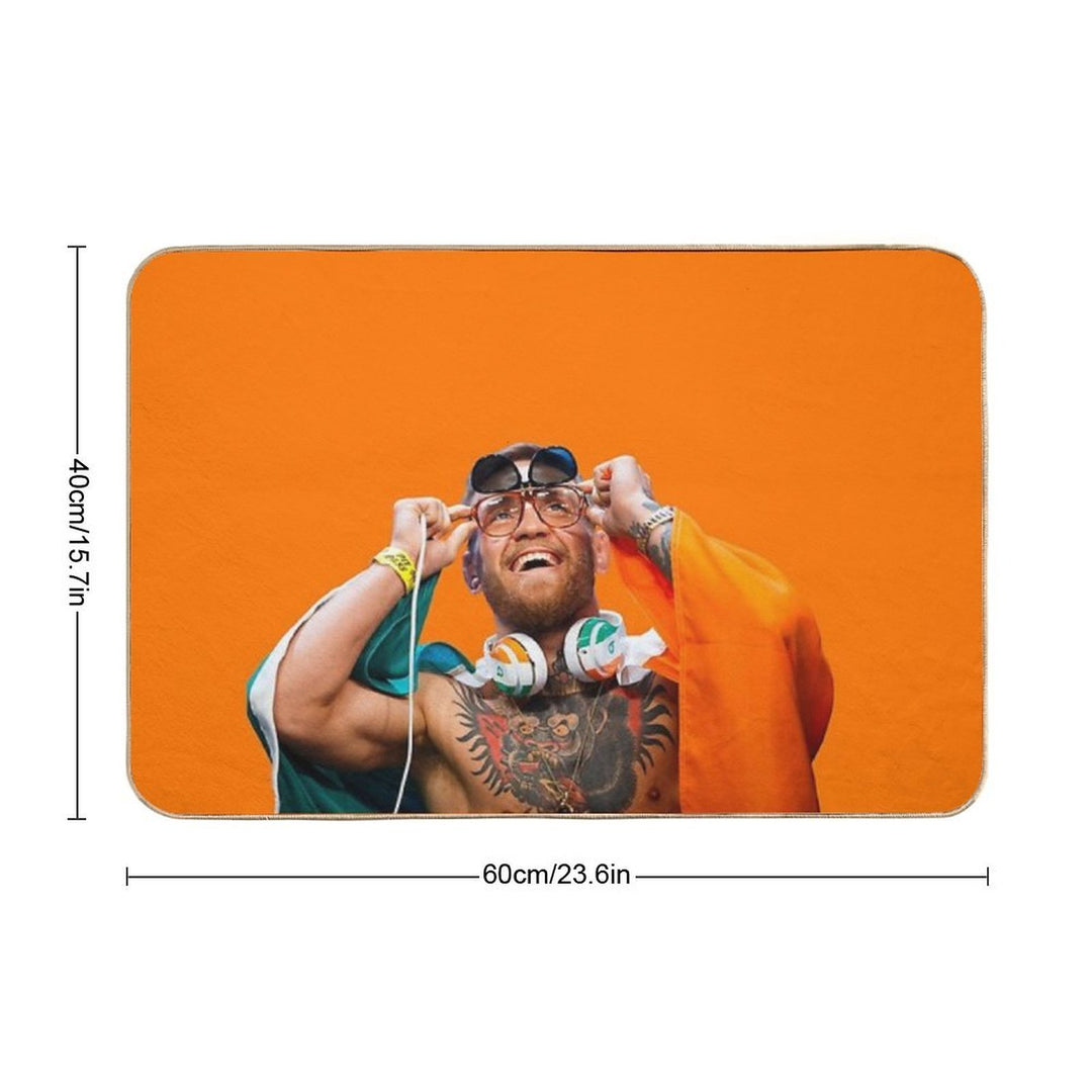 Conor Mcgregor Laughing  Fade-Resistant Bath Mat