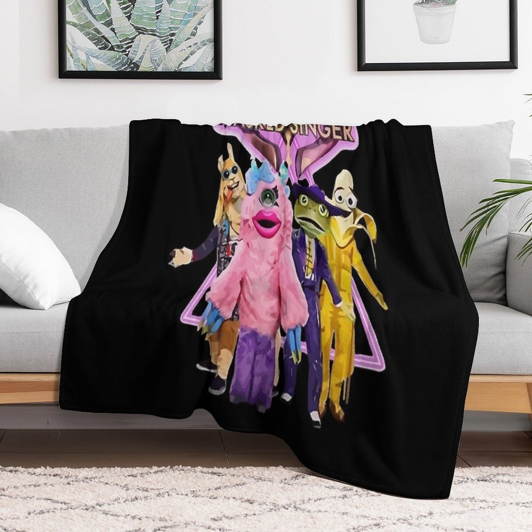 The Masked Singer Merch ITV Masked Singer Comfort Throw Blanket