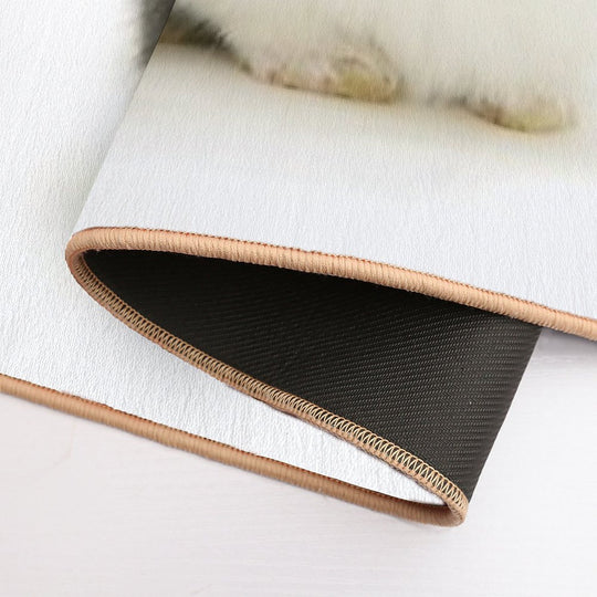 Baby Blue Dutch Rabbits  Odorless Bath Mat