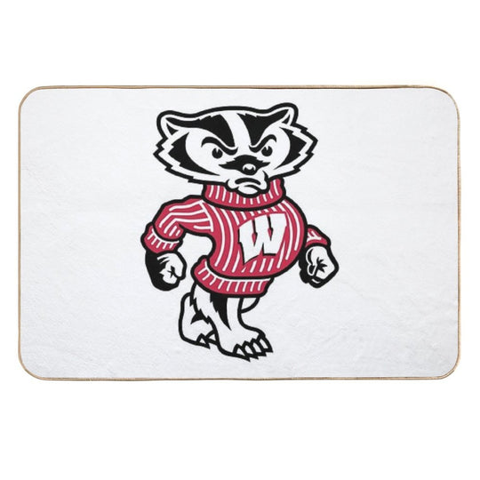 Wisconsin Badgers  Absorbent Bath Mat