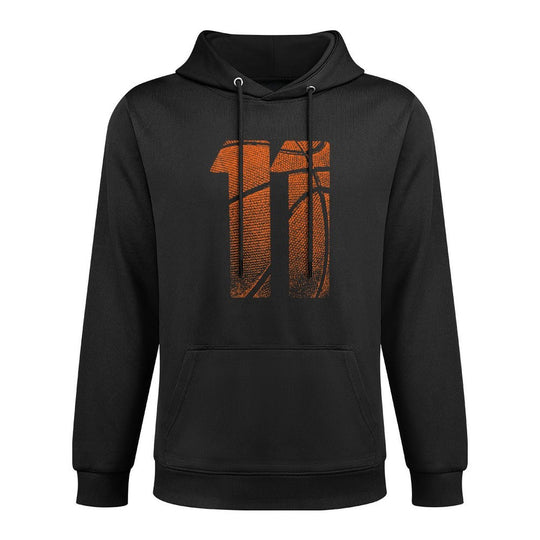 11th Birthday Boy Basketball Player Basketball 11 Years Old Medium-Weight Fabric Hoodie