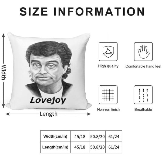 Ian McShane Plays Lovejoy Soft Easy Maintenance Throw Pillow