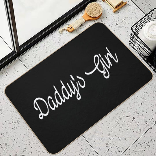 Daddy's Girl  Easy To Clean Bath Mat
