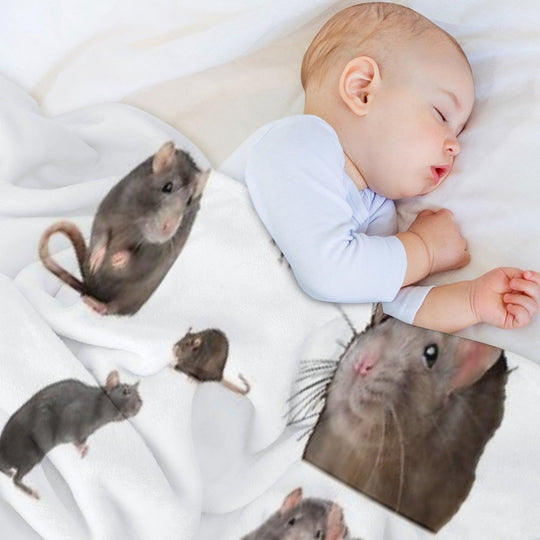 The Rat Set Anti-pilling Throw Blanket