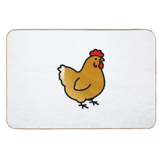 Chubby Chicken  Rapid-Drying Bath Mat